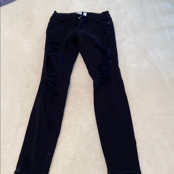 Frame Le Color Ripped Film Nicor Skinny Jeans - Picture 6 of 8